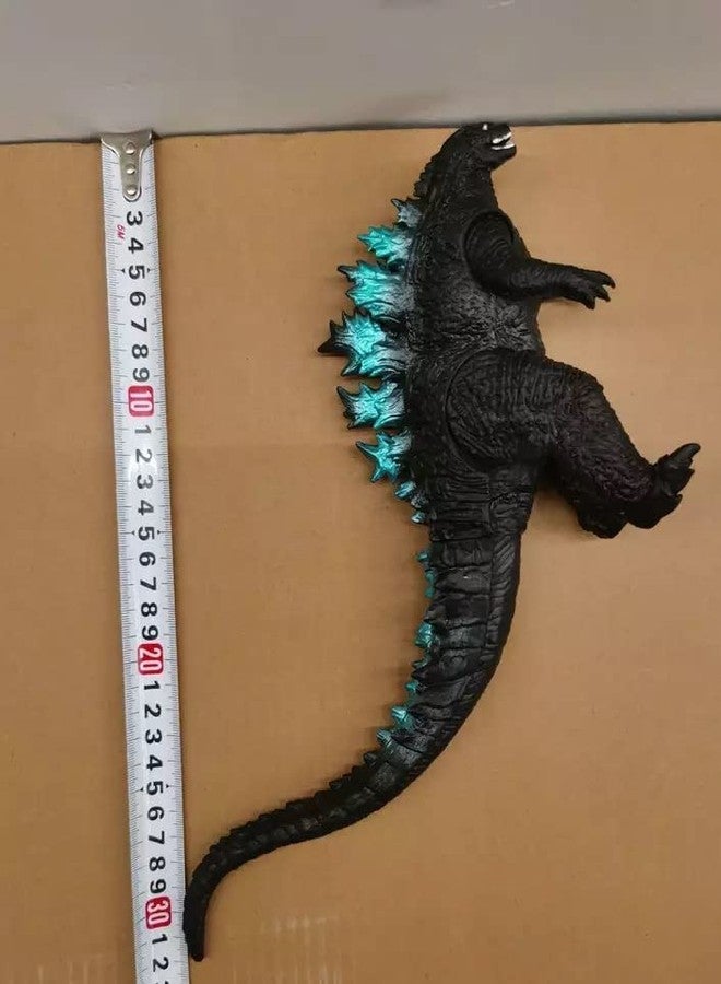 De-Lite™ Action Figures Soft Touch Vinyl Plastic Collectible Model Toys… (NuclearGodzilla - Black (Blue Spine), 17cm) - Image 3